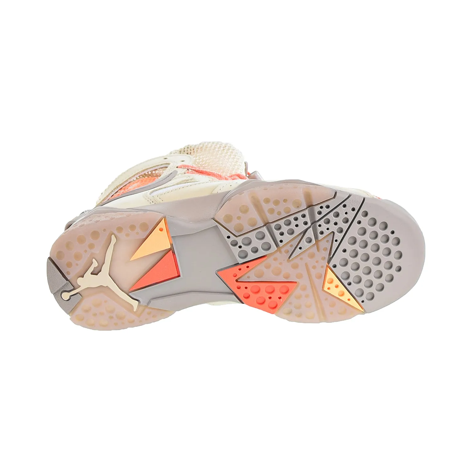 Air Jordan 7 x Bephie's Beauty Supply Women's Shoes Sanddrift-Malt-Turf Orange