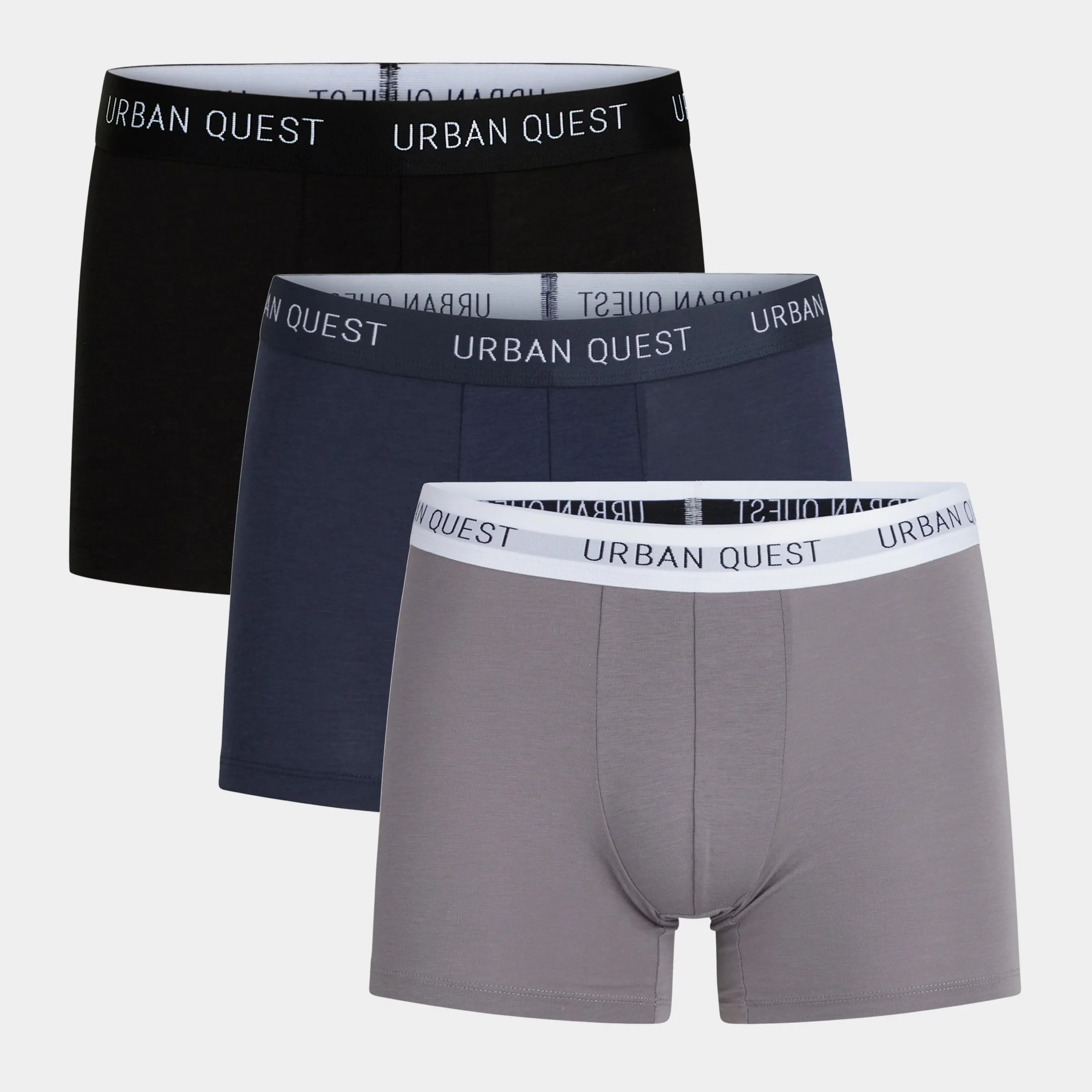 Bambus underbukser - 3 pak - sort/navy/grå