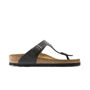 Birkenstock Unisex Gizeh Birko-Flor Sandals 0043691 Black, Regular Width