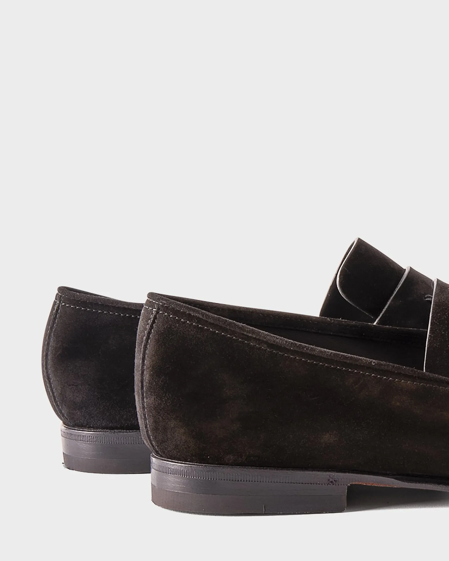 Black Suede L'Asola Loafers