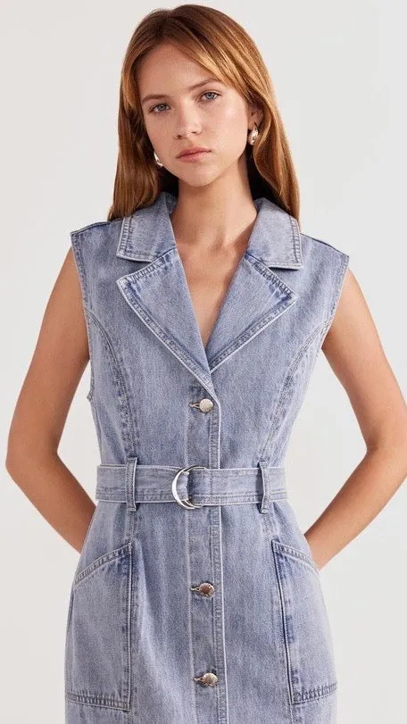 Calla Denim Midi Dress