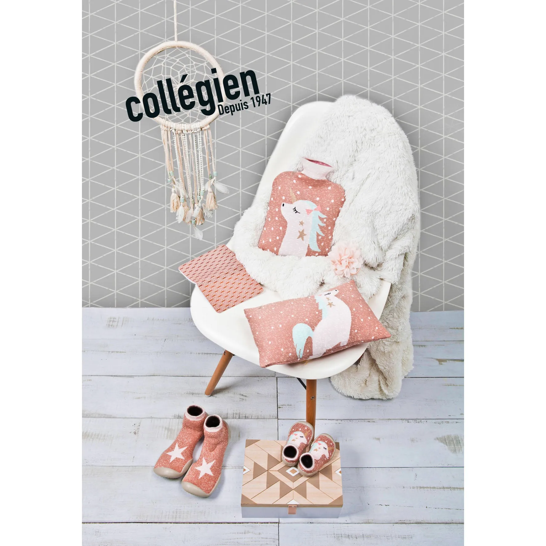 collégien Tiny Licorne Slippers