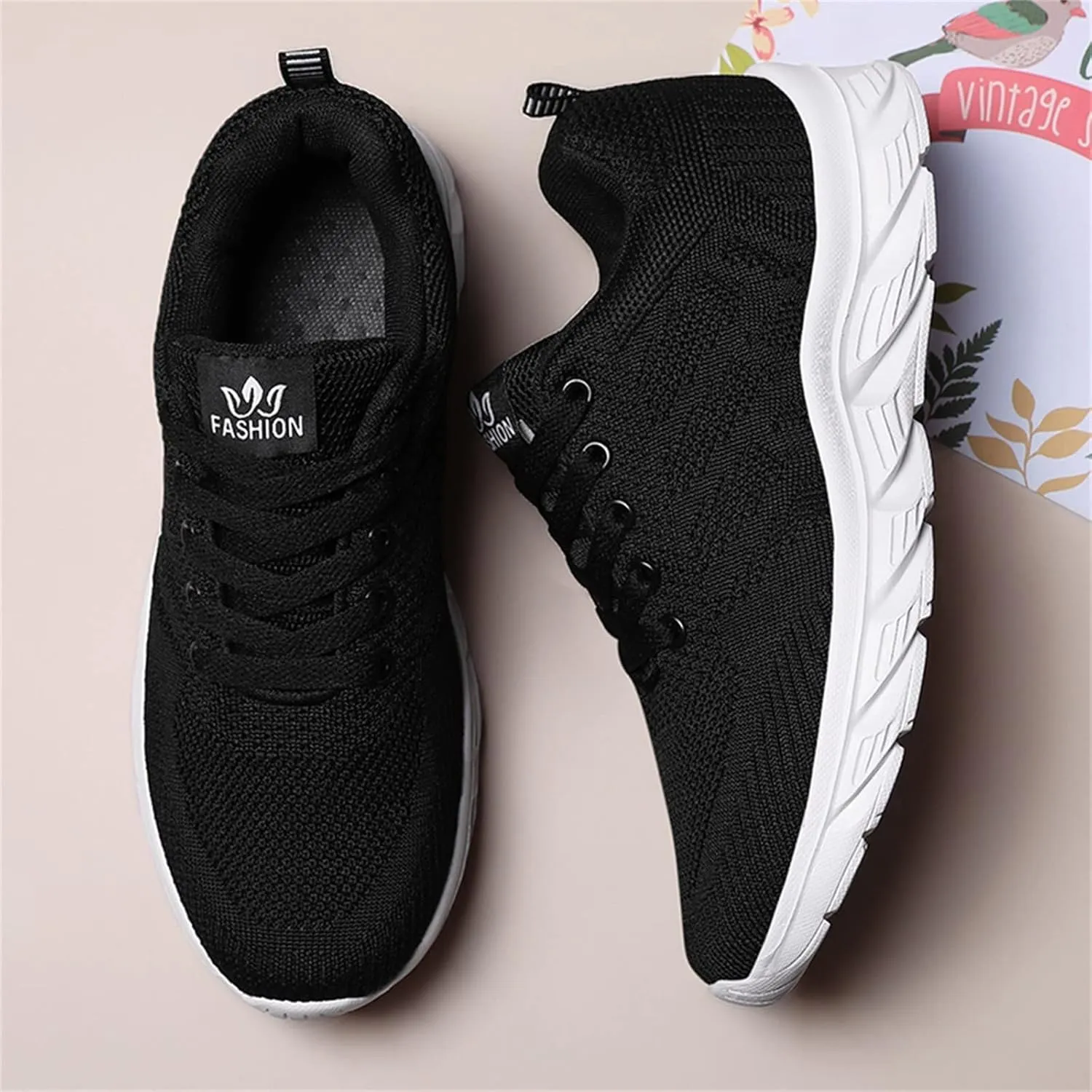 Comfort Lightweight Breathable Sneakers for Women Fashion Low Top Sneakers with Platform Versatile Dress Shoe