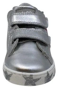 Falcotto Girl's New Leryn Fashion Sneakers, Argento/Rosa
