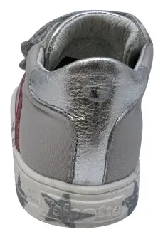 Falcotto Girl's New Leryn Fashion Sneakers, Argento/Rosa