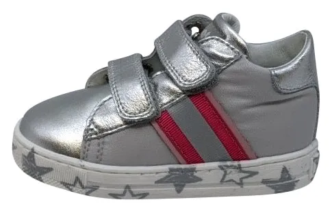 Falcotto Girl's New Leryn Fashion Sneakers, Argento/Rosa