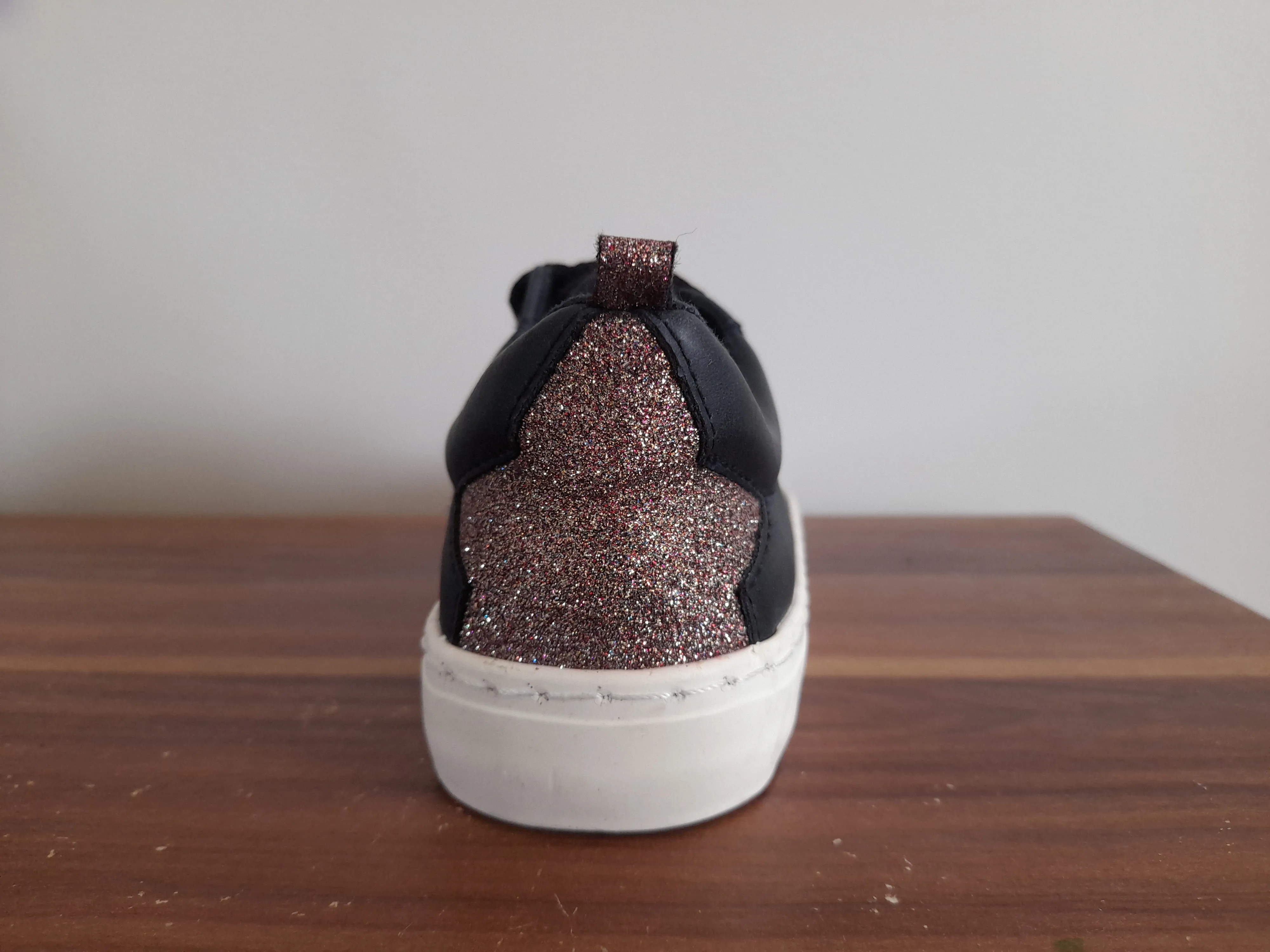F&F OG Blue Glitter Star Older Girls Sneakers