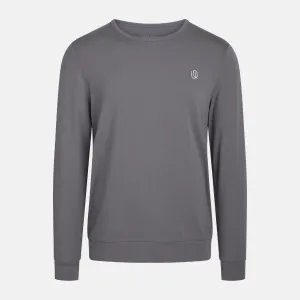 Langærmet bambus sweatshirt - grå