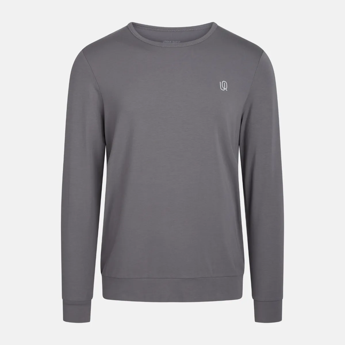 Langærmet bambus sweatshirt - grå