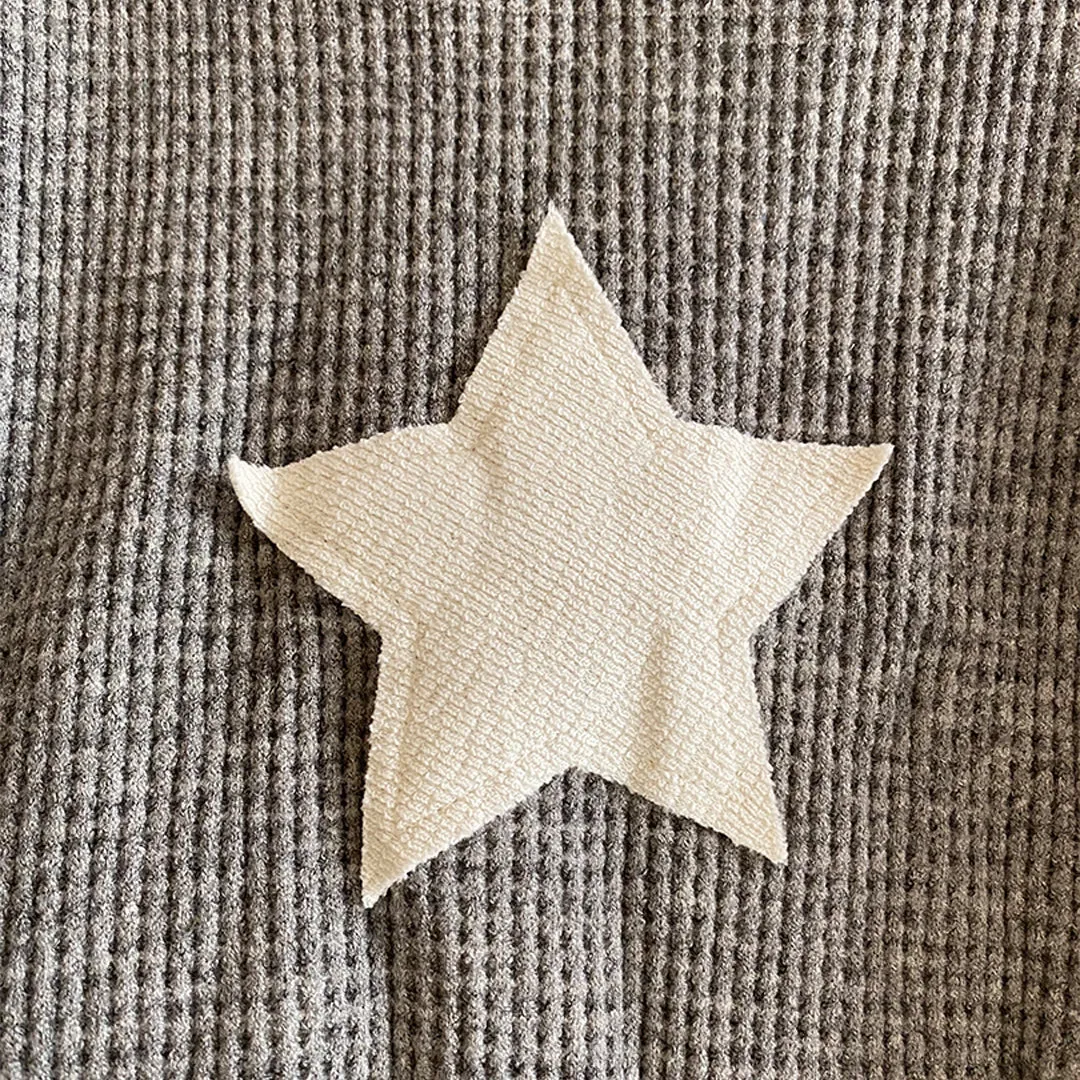 LUCKY STAR BABY TEE MISTY GREY