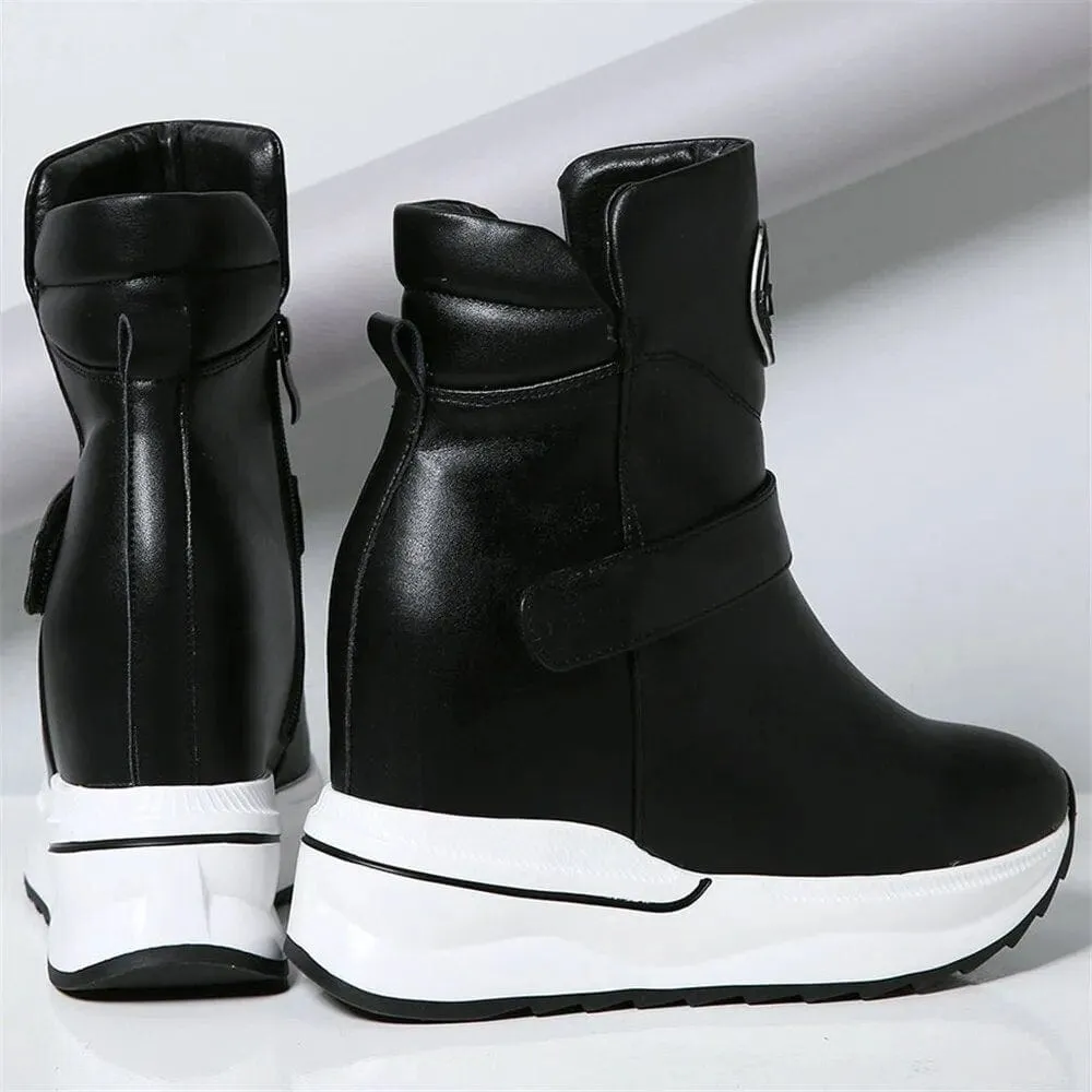 Nadia Leather Ankle Boots