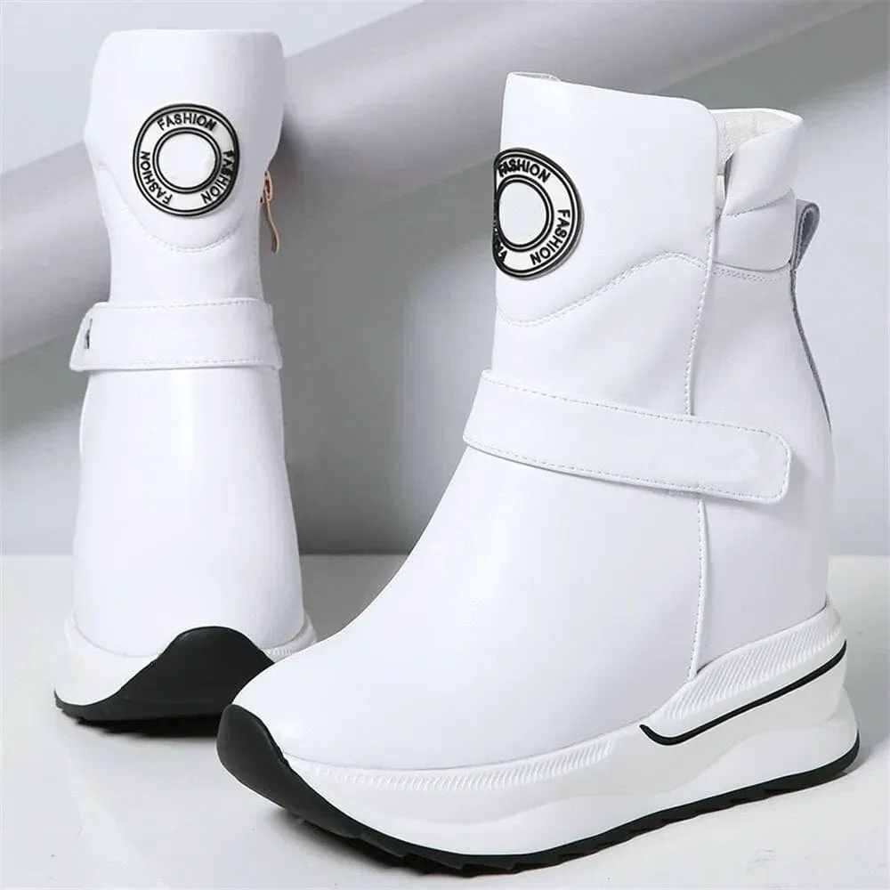 Nadia Leather Ankle Boots