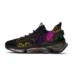 Painters Splatter React Sneakers - Black