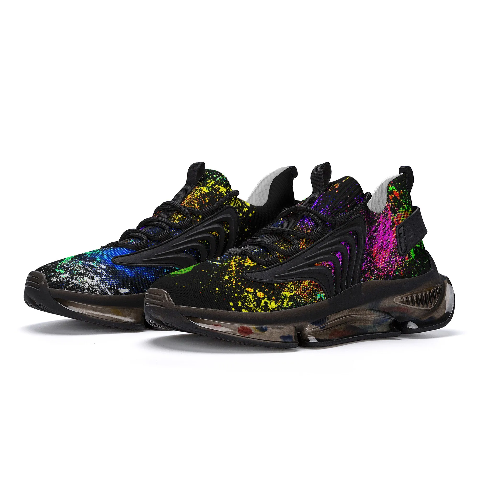 Painters Splatter React Sneakers - Black