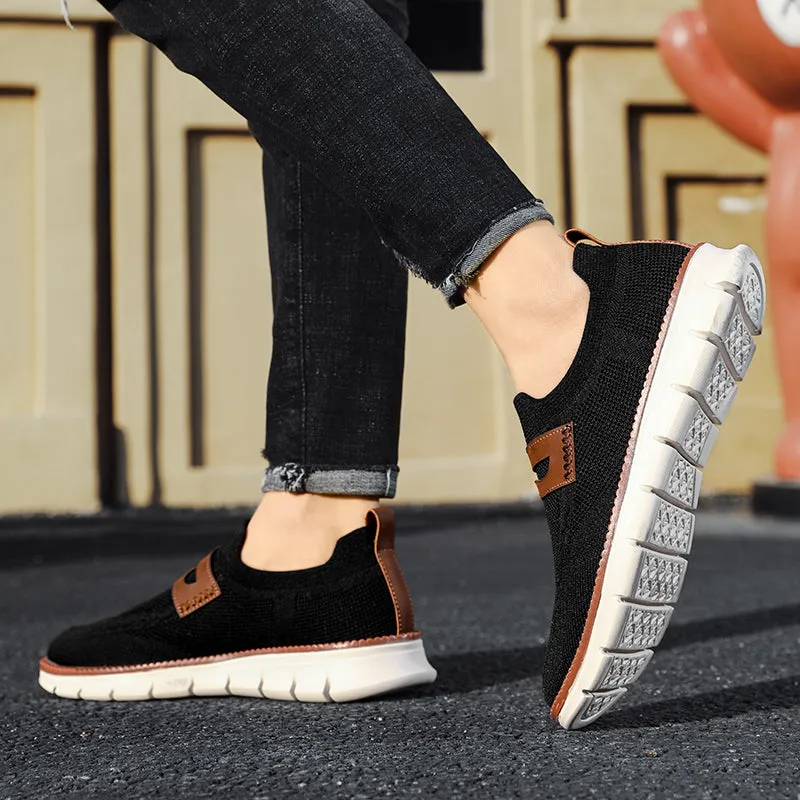 QEVV X9X Slip-On Oxford Shoes
