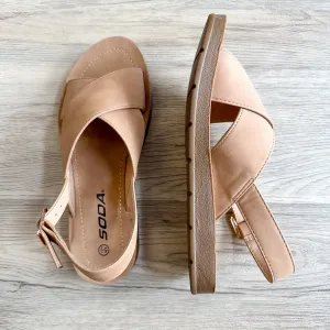 Regain Coffee Strappy Sandal