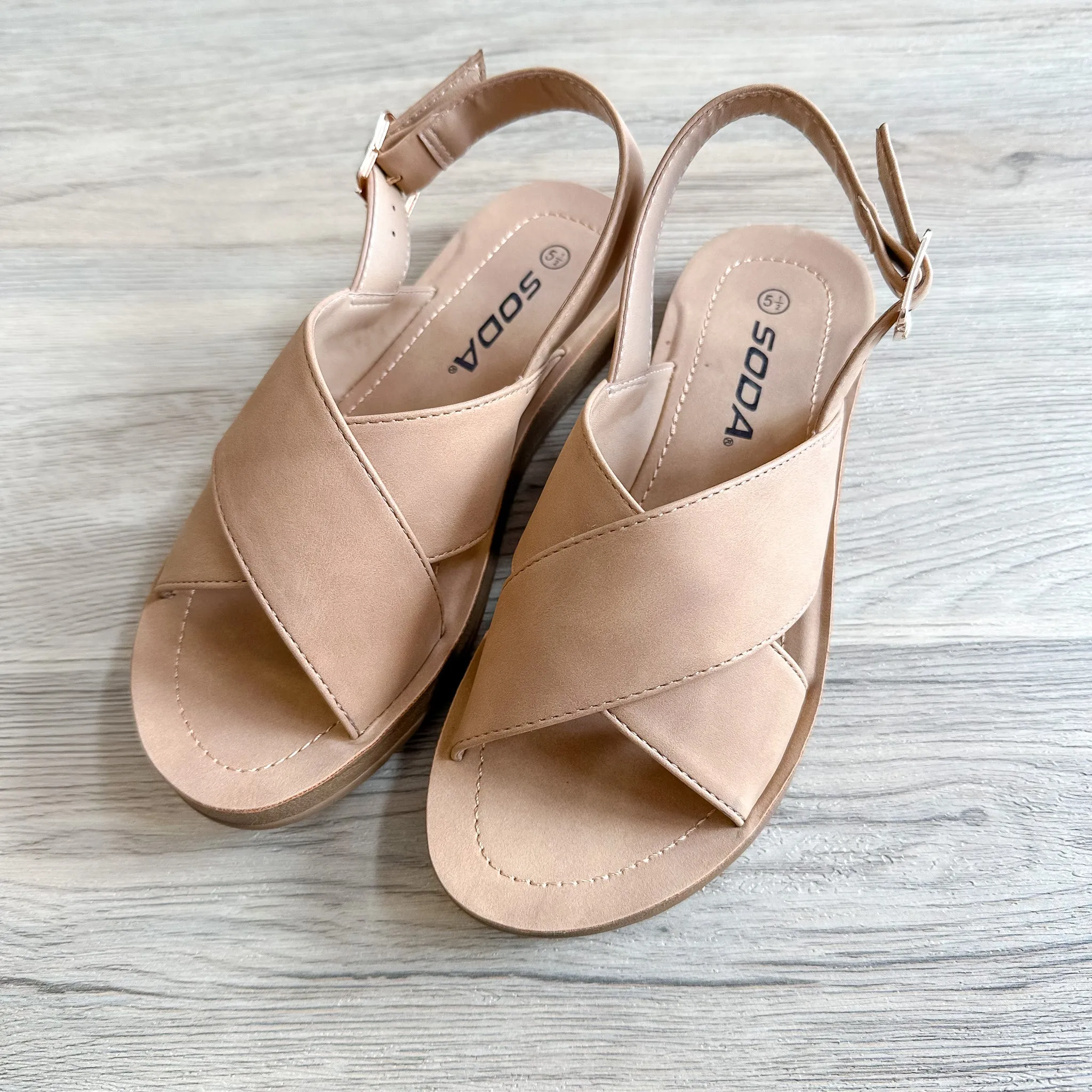 Regain Coffee Strappy Sandal
