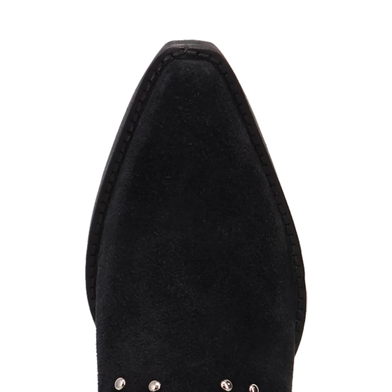 Rodeo Queen Black Suede Leather Boot (DS)