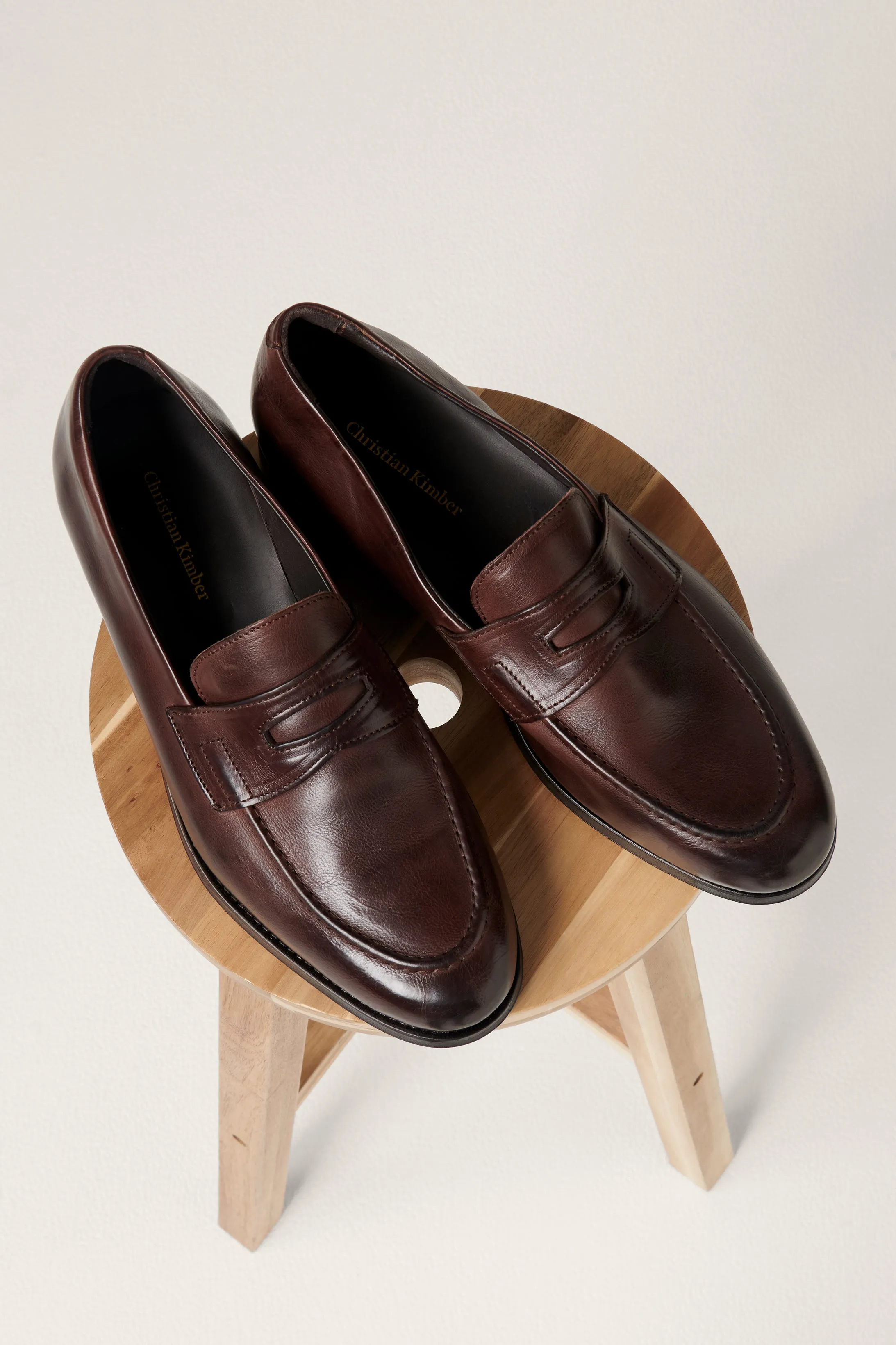 Russell Classic Loafer - Chocolate Grain