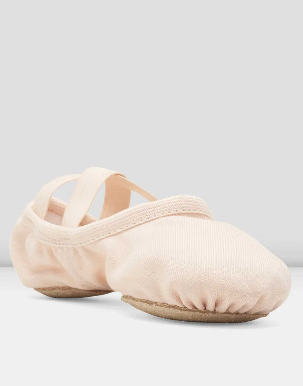 S0284G / S0284L - Girls & Ladies Performa Stretch Canvas Split Sole Ballet Shoe - Theatrical Pink
