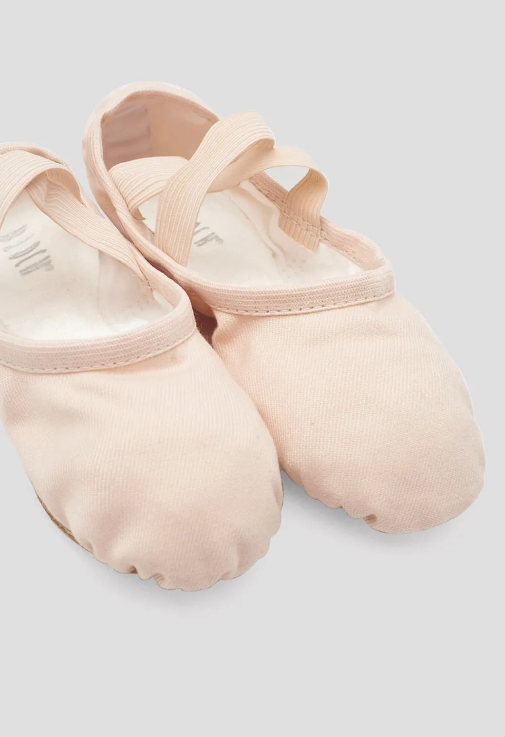 S0284G / S0284L - Girls & Ladies Performa Stretch Canvas Split Sole Ballet Shoe - Theatrical Pink