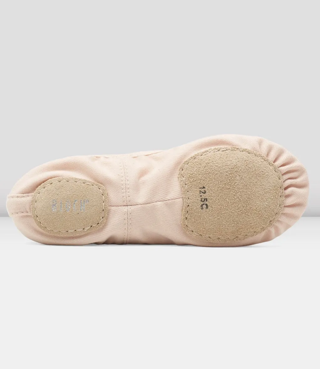 S0284G / S0284L - Girls & Ladies Performa Stretch Canvas Split Sole Ballet Shoe - Theatrical Pink