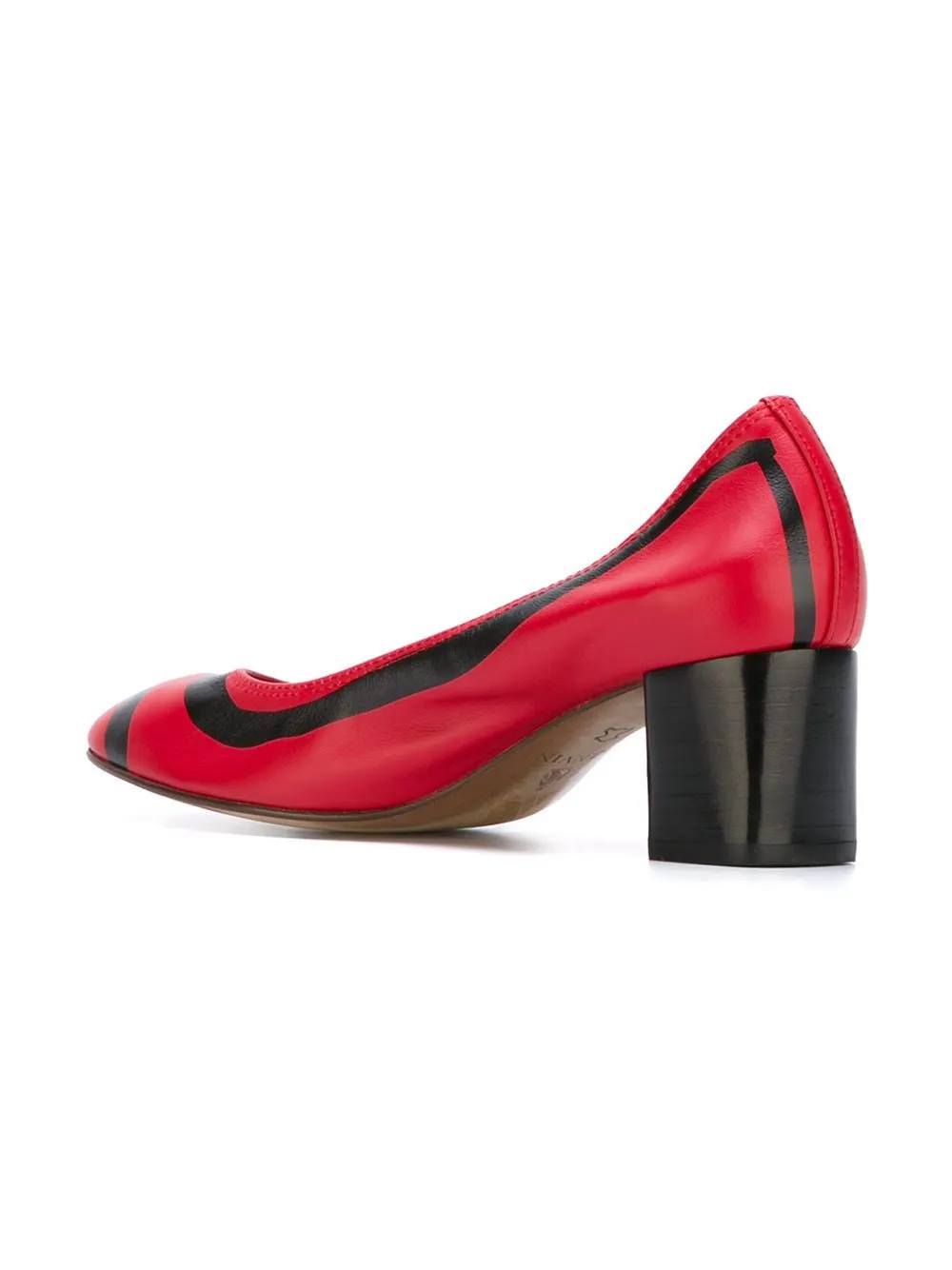 Sketch print pumps