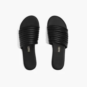 Tkees Caro flip-flops from brazilian leather in Black