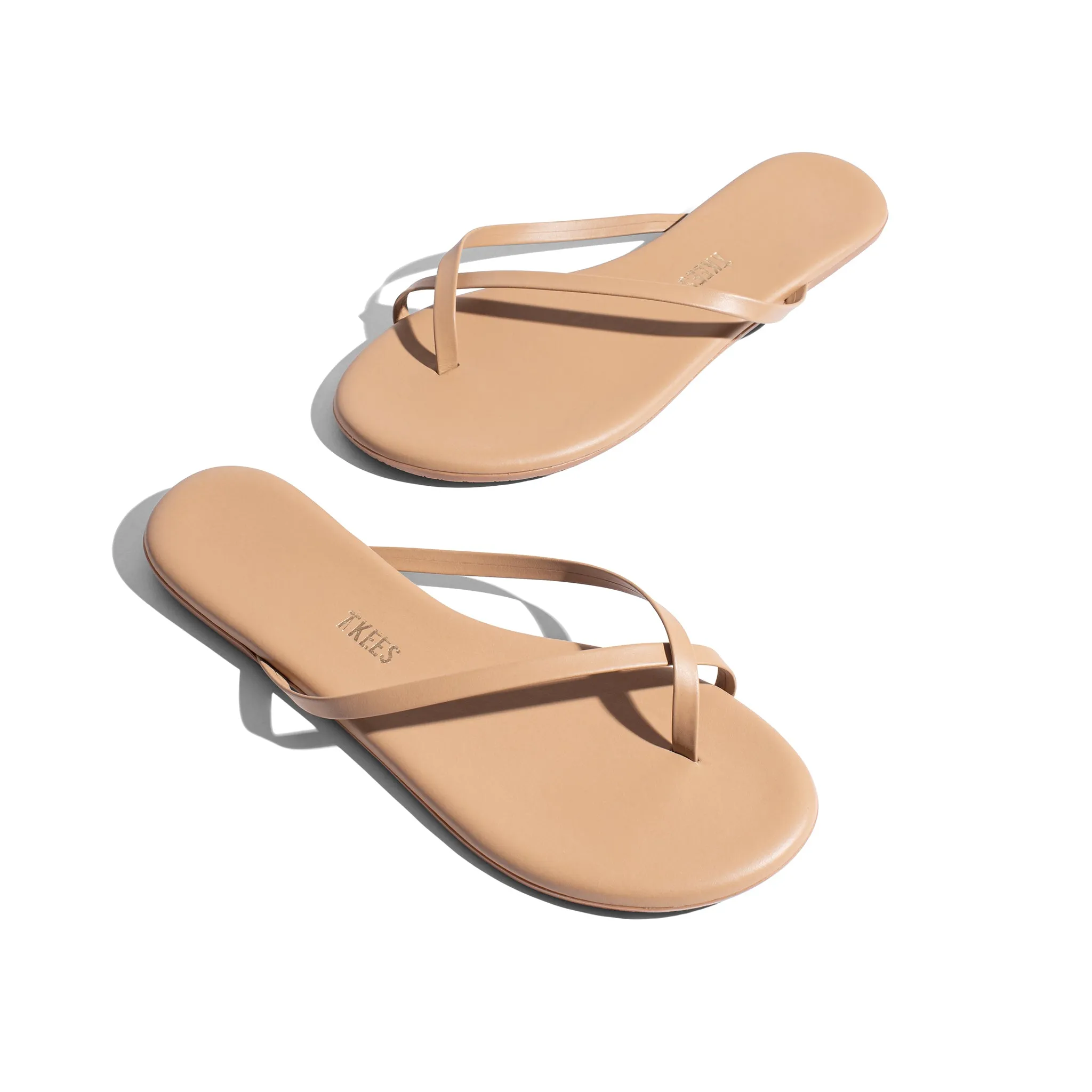 Tkees Riley flip-flops from brazilian leather in Cocobutter