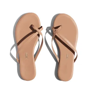 Tkees Riley flip-flops from brazilian leather in Cocobutter