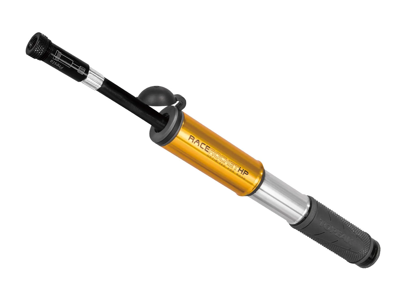 Topeak Race Rocket HP Road Cyclists Compact Pump with Extending Hose