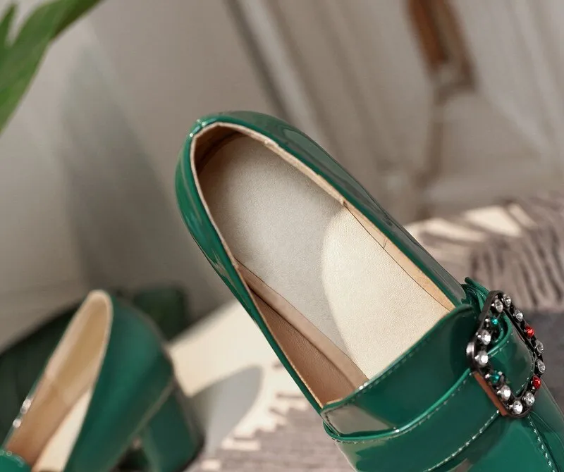 xiangtuibao Elegant Medium Heels Pumps Woman New  Nude Green Black Sexy Pointed Toe Ladies Party Office Wedding Shoes Large Size 44 45